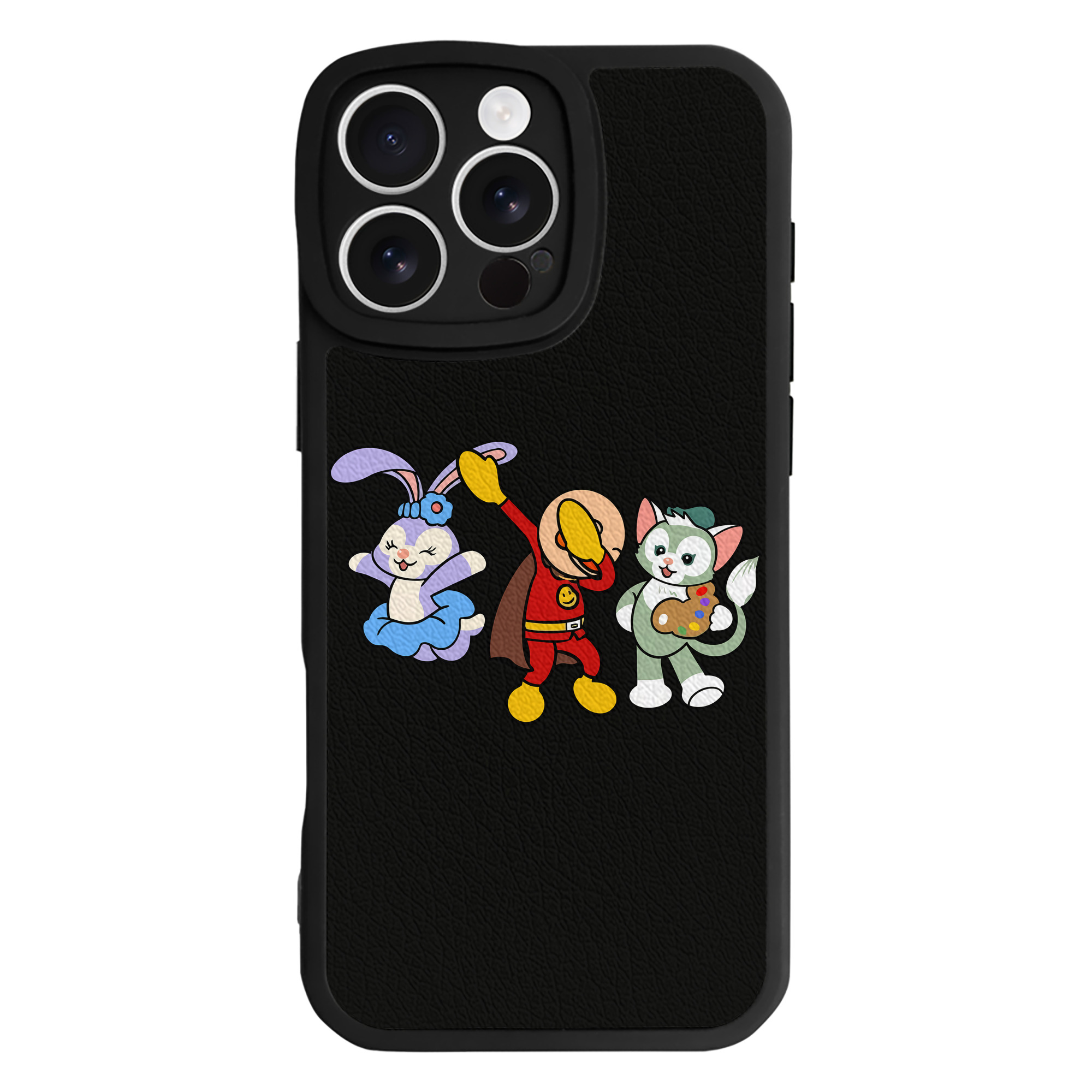 （画像用） アンパンマン Anpanman 【iPhone 16シリーズ対応】シリコンスマホケース（レザー調） 材質：シリコン